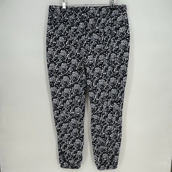 Rachel & Zoe Patterned Jogger Pants Size Large - Picture 1 of 6